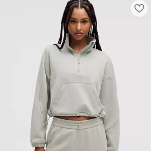 Lululemon Brushed Softstreme Half Zip Jacket sz 6